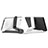 Support de Bureau Support Tablette Universel T23 pour Apple iPad 3 Blanc Petit