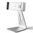 Support de Bureau Support Tablette Universel T24 pour Apple iPad Air 5 10.9 (2022) Argent Petit