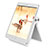 Support de Bureau Support Tablette Universel T28 pour Samsung Galaxy Tab A6 7.0 SM-T280 SM-T285 Blanc