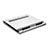 Support Ordinateur Portable Universel K01 pour Apple MacBook Air 13 pouces (2020) Argent Petit