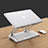 Support Ordinateur Portable Universel K02 pour Apple MacBook Air 11 pouces Argent Petit