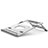 Support Ordinateur Portable Universel K05 pour Samsung Galaxy Book Flex 13.3 NP930QCG Argent Petit