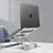 Support Ordinateur Portable Universel K12 pour Apple MacBook Air 13 pouces (2020) Argent Petit
