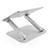 Support Ordinateur Portable Universel S08 pour Samsung Galaxy Book Flex 13.3 NP930QCG Argent Petit