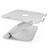 Support Ordinateur Portable Universel S08 pour Samsung Galaxy Book Flex 13.3 NP930QCG Argent Petit