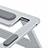 Support Ordinateur Portable Universel S10 pour Apple MacBook Air 13 pouces (2020) Argent Petit