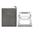 Support Ordinateur Portable Universel S10 pour Apple MacBook Air 13 pouces (2020) Argent Petit