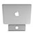 Support Ordinateur Portable Universel S11 pour Apple MacBook Air 13 pouces (2020) Argent Petit