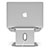 Support Ordinateur Portable Universel S12 pour Apple MacBook Air 13 pouces (2020) Argent Petit