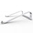 Support Ordinateur Portable Universel T03 pour Samsung Galaxy Book S 13.3 SM-W767 Argent