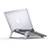 Support Ordinateur Portable Universel T10 pour Samsung Galaxy Book Flex 13.3 NP930QCG Argent