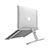 Support Ordinateur Portable Universel T12 pour Apple MacBook Air 13.3 pouces (2018) Argent