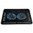 Support Ordinateur Portable Ventilateur de Refroidissement Radiateur Universel 9 Pouces a 14 Pouces S01 pour Apple MacBook Pro 13 pouces (2020) Noir Petit