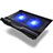 Support Ordinateur Portable Ventilateur de Refroidissement Radiateur Universel 9 Pouces a 16 Pouces M10 pour Huawei Honor MagicBook 14 Noir