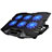 Support Ordinateur Portable Ventilateur de Refroidissement Radiateur Universel 9 Pouces a 16 Pouces M15 pour Huawei MateBook D15 (2020) 15.6 Noir