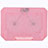 Support Ordinateur Portable Ventilateur de Refroidissement Radiateur Universel 9 Pouces a 16 Pouces M16 pour Huawei Honor MagicBook 14 Rose Petit