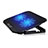 Support Ordinateur Portable Ventilateur de Refroidissement Radiateur Universel 9 Pouces a 16 Pouces M17 pour Huawei Honor MagicBook 14 Noir Petit