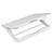 Support Ordinateur Portable Ventilateur de Refroidissement Radiateur Universel 9 Pouces a 16 Pouces M18 pour Apple MacBook Air 13.3 pouces (2018) Blanc Petit