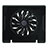 Support Ordinateur Portable Ventilateur de Refroidissement Radiateur Universel 9 Pouces a 16 Pouces M24 pour Apple MacBook Air 13 pouces (2020) Noir Petit