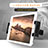 Support Tablette Universel Voiture Siege Arriere Pliable Rotatif 360 B02 pour Samsung Galaxy Tab S7 Plus 12.4 Wi-Fi SM-T970 Noir Petit