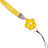 Tour de Cou Laniere Attache Strap Universel N03 Jaune