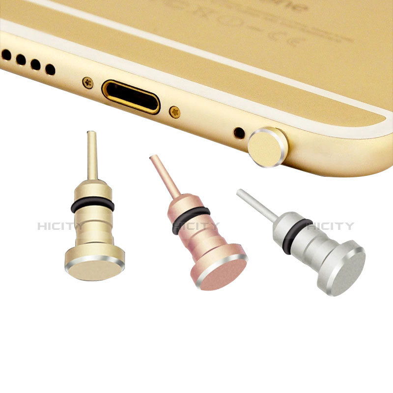 Bouchon Anti-poussiere Jack 3.5mm Android Apple Universel D04 Argent Plus