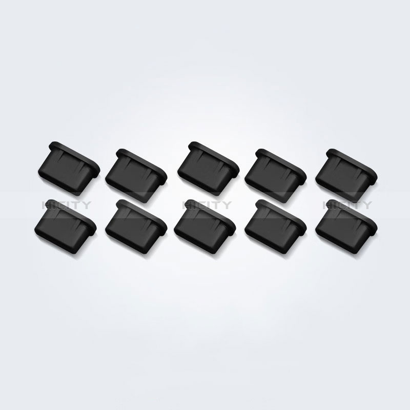 Bouchon Anti-poussiere USB-C Jack Type-C Universel 10PCS H01 pour Apple iPad Pro 12.9 (2021) Noir Plus