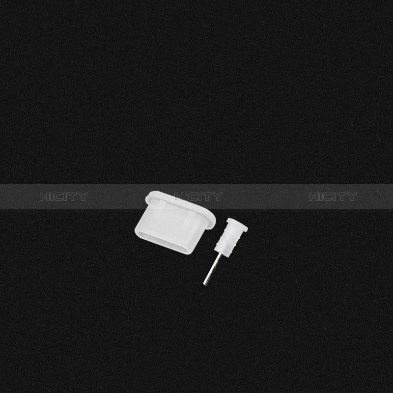 Bouchon Anti-poussiere USB-C Jack Type-C Universel H04 Blanc Plus