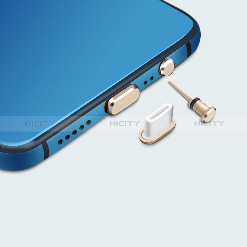 Bouchon Anti-poussiere USB-C Jack Type-C Universel H05 pour Apple iPad Pro 12.9 (2021) Or Plus