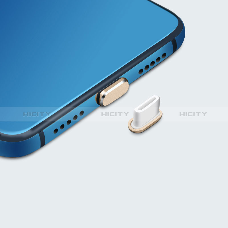 Bouchon Anti-poussiere USB-C Jack Type-C Universel H07 pour Apple iPad Pro 11 (2022) Or Plus