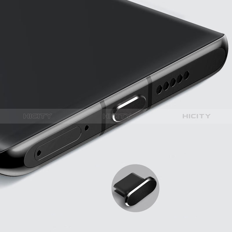 Bouchon Anti-poussiere USB-C Jack Type-C Universel H08 pour Apple iPad Air 5 10.9 (2022) Noir Plus