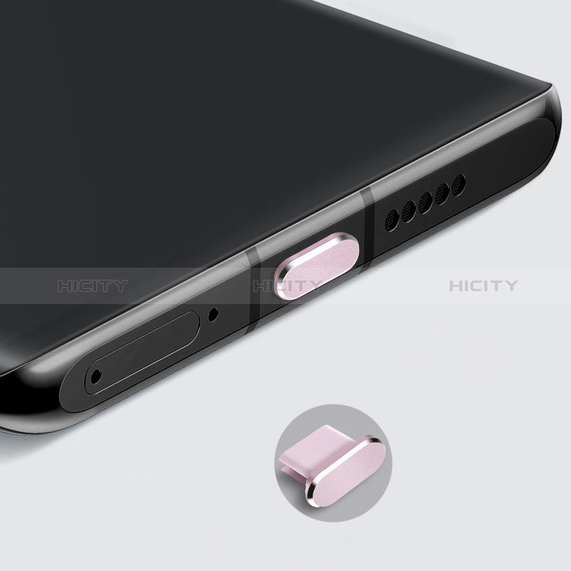 Bouchon Anti-poussiere USB-C Jack Type-C Universel H08 pour Apple iPad Pro 11 (2021) Or Rose Plus