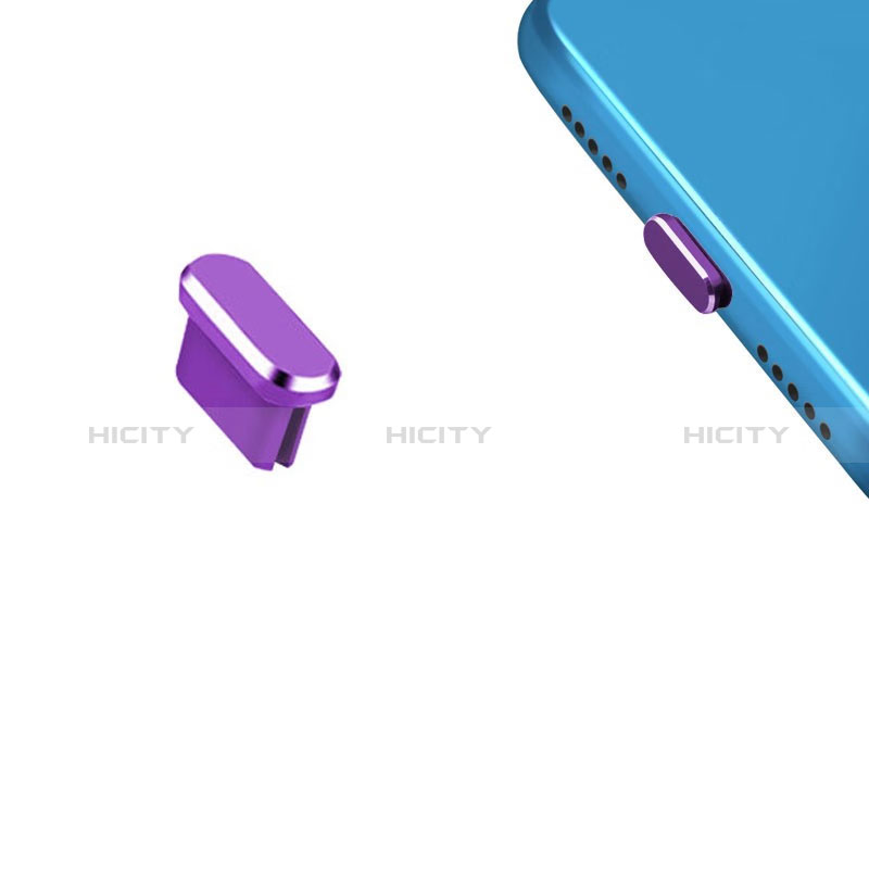 Bouchon Anti-poussiere USB-C Jack Type-C Universel H13 pour Apple iPad Pro 11 (2022) Violet Plus