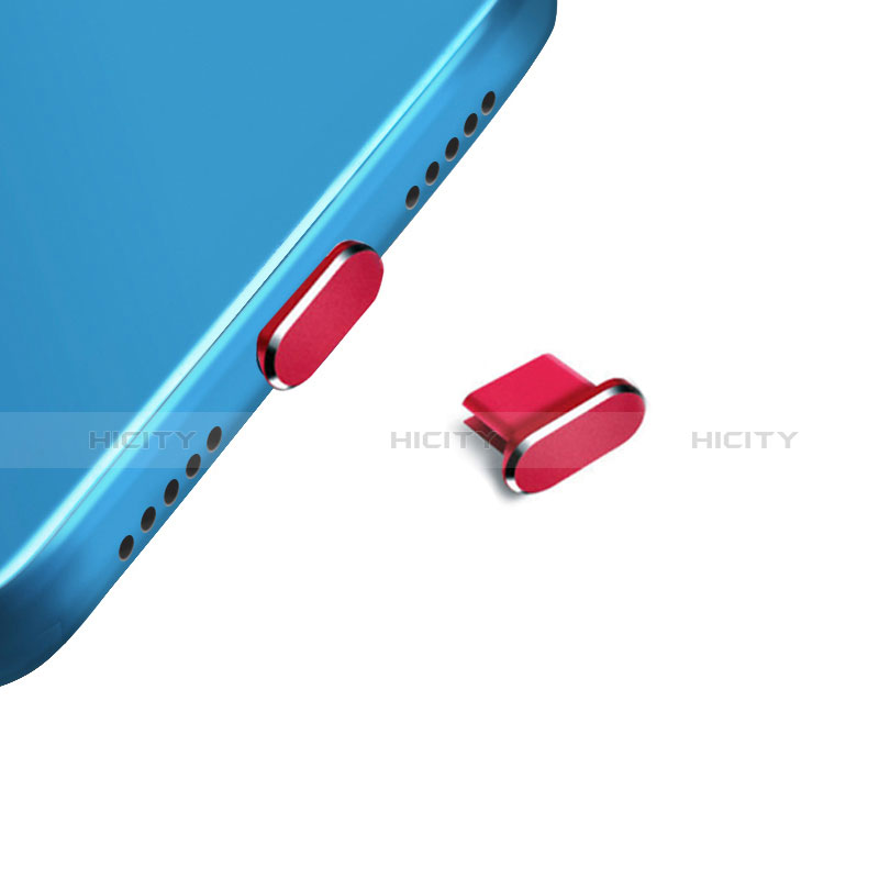 Bouchon Anti-poussiere USB-C Jack Type-C Universel H14 pour Apple iPad Pro 11 (2021) Rouge Plus