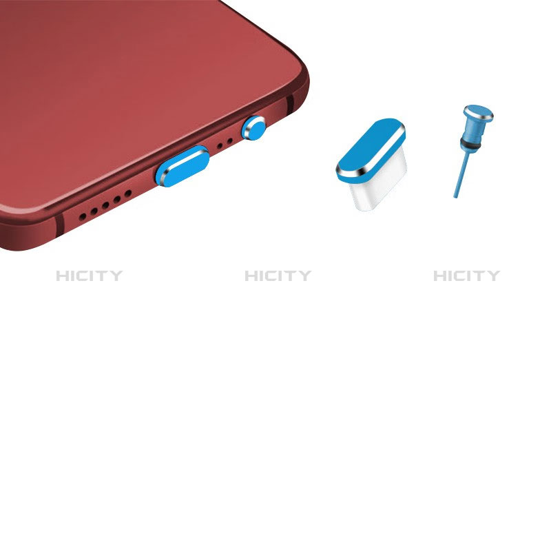 Bouchon Anti-poussiere USB-C Jack Type-C Universel H17 pour Apple iPad Pro 12.9 (2022) Bleu Plus