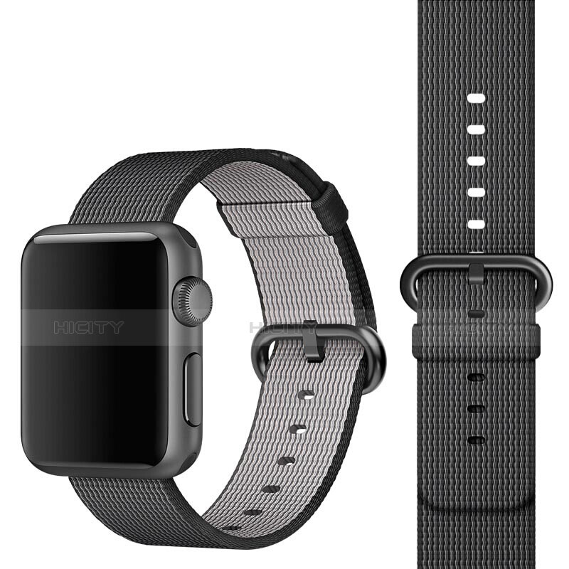 Bracelet Milanais pour Apple iWatch 2 42mm Noir Plus