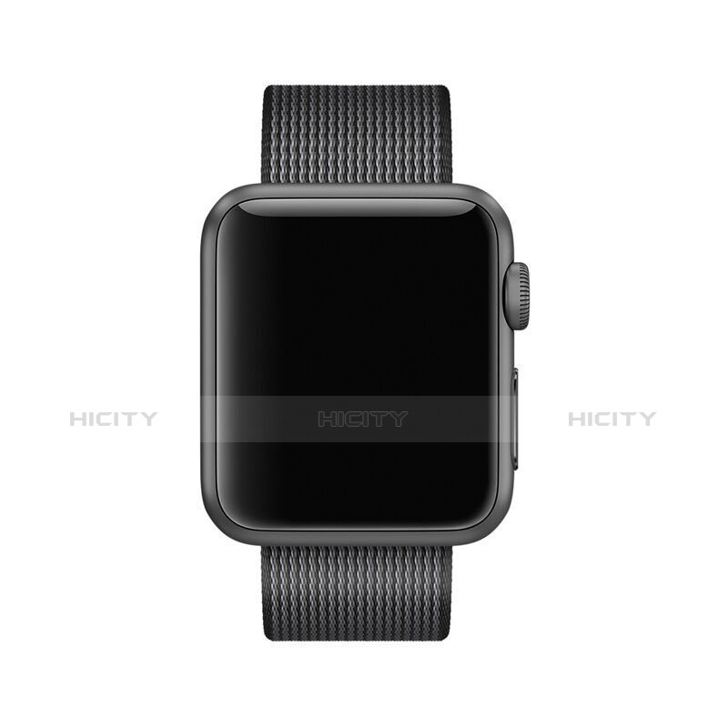 Bracelet Milanais pour Apple iWatch 2 42mm Noir Plus