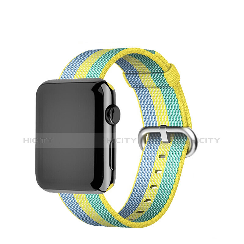 Bracelet Milanais pour Apple iWatch 3 38mm Jaune Plus