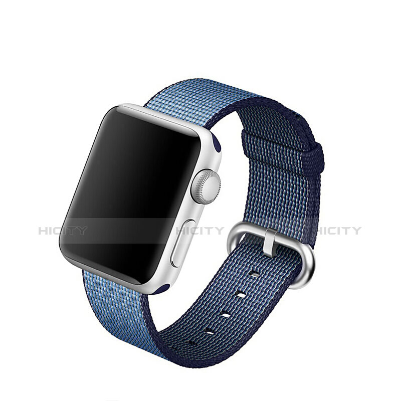 Bracelet Milanais pour Apple iWatch 38mm Bleu Plus