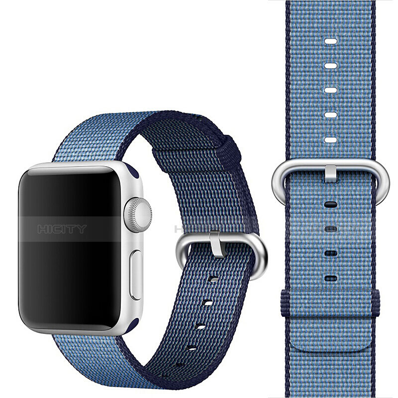 Bracelet Milanais pour Apple iWatch 4 40mm Bleu Plus