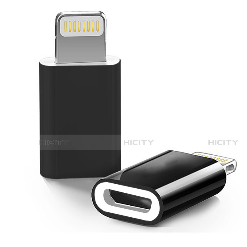 Cable Android Micro USB vers Lightning USB H01 pour Apple iPad 10.2 (2020) Noir Plus