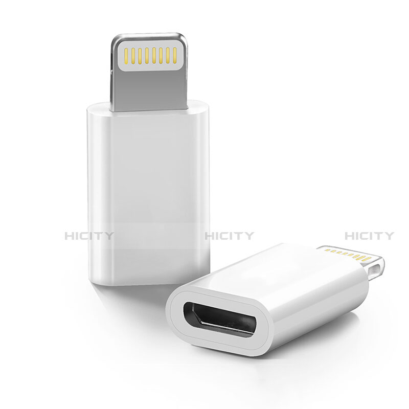 Cable Android Micro USB vers Lightning USB H01 pour Apple iPad Air 4 10.9 (2020) Blanc Plus