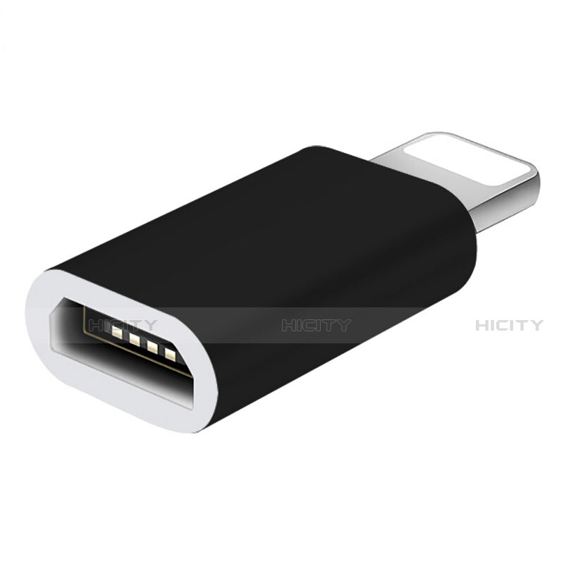 Cable Android Micro USB vers Lightning USB H01 pour Apple iPhone 5C Noir Plus