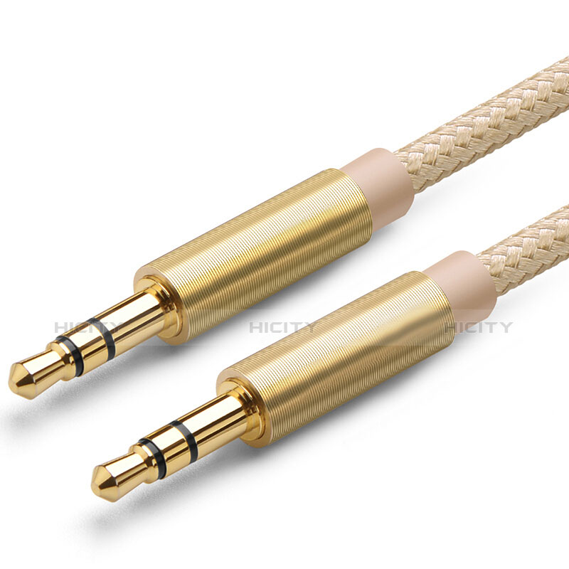 Cable Auxiliaire Audio Stereo Jack 3.5mm Male vers Male A04 Or Plus