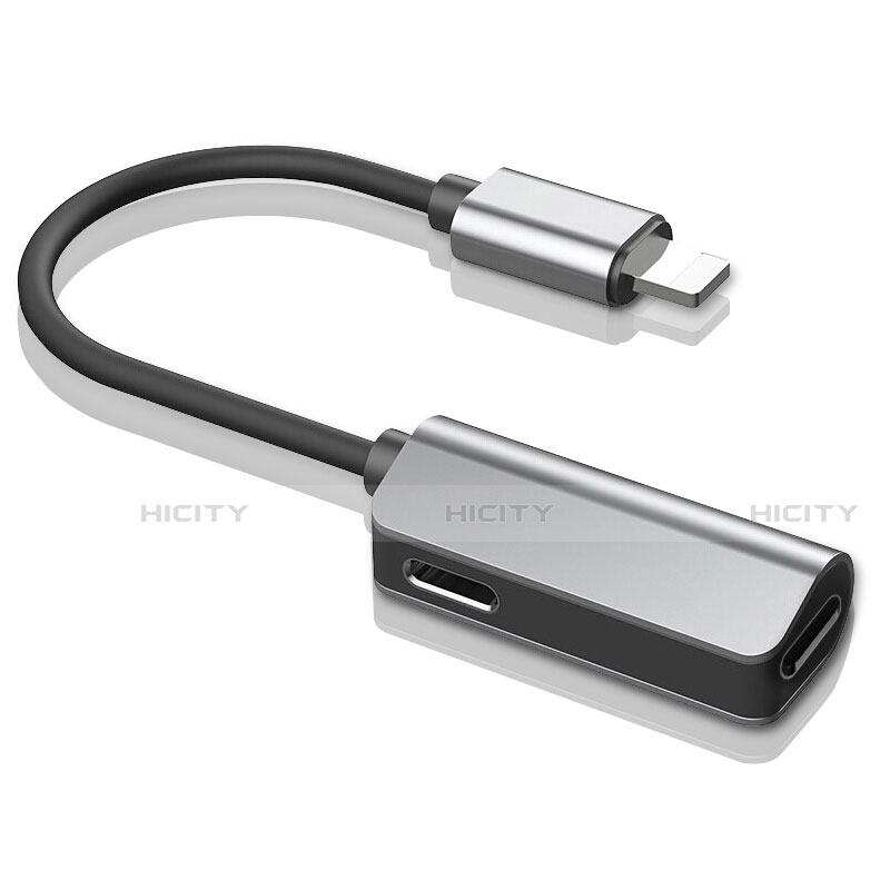 Cable Lightning USB H01 pour Apple iPhone 8 Plus Argent Plus
