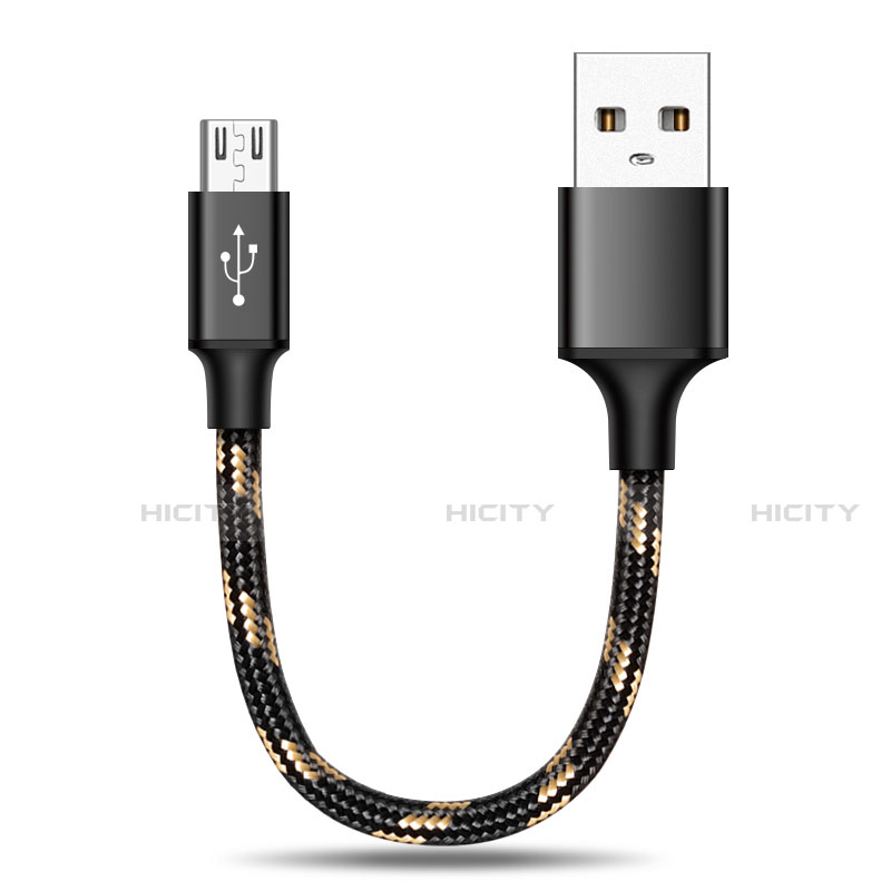 Cable Micro USB Android Universel 25cm S02 Noir Plus