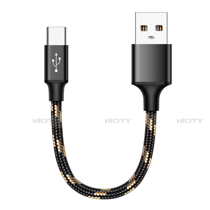 Cable Type-C Android Universel 25cm S04 pour Apple iPad Air 5 10.9 (2022) Noir Plus