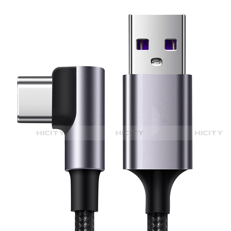 Cable Type-C Android Universel T07 pour Apple iPad Air 5 10.9 (2022) Noir Plus