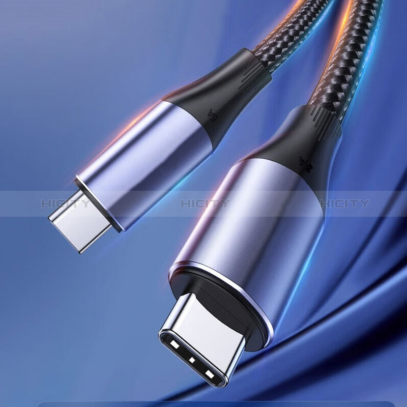 Cable Type-C USB-C vers Type-C USB-C 100W H03 pour Apple iPad Pro 11 (2022) Gris Fonce Plus