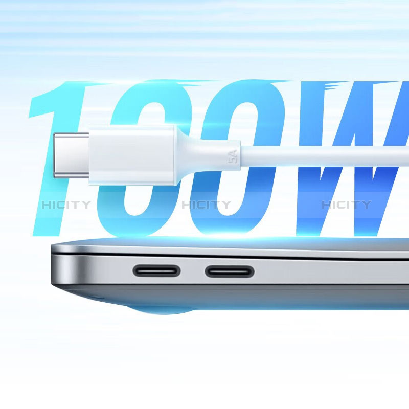 Cable Type-C USB-C vers Type-C USB-C 100W H05 pour Apple iPad Pro 12.9 (2022) Plus